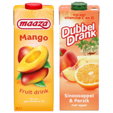 Maaza fruit drink of DubbelDrank